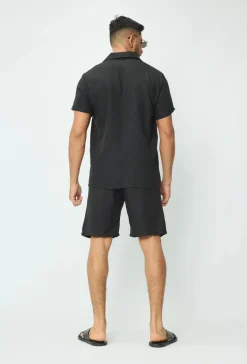 Chemise manches courtes à bouton