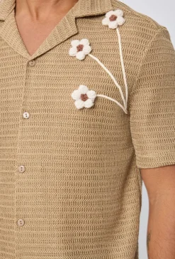 Chemise manches courtes à boutons
