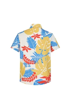 Chemise manches courtes à imprimé fleuri