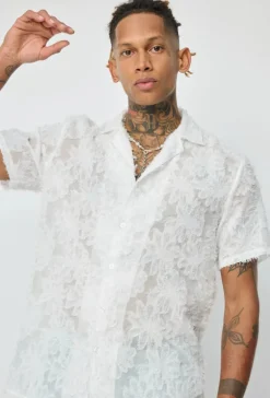 Chemise manches courtes à boutons