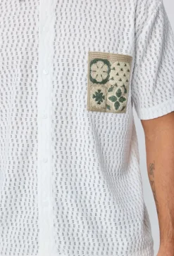 Chemise manches courtes à boutons