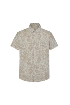 Chemise manches courtes à imprimé fleuri