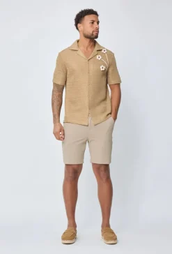 Chemise manches courtes à boutons