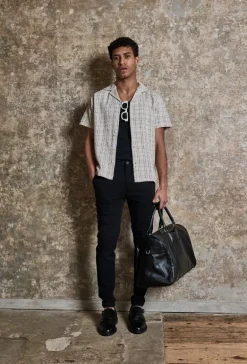 Chemise manches courtes à carreaux