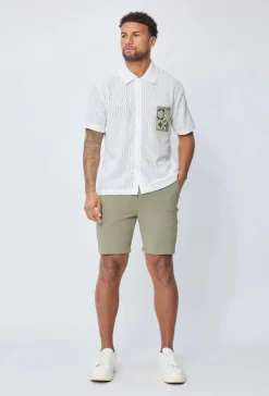Chemise manches courtes à boutons