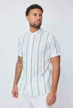 Chemise manches courtes à boutons