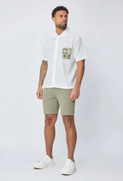 Chemise manches courtes à boutons