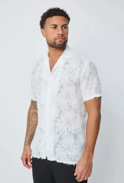 Chemise manches courtes à boutons