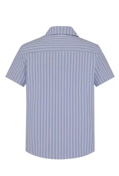 Chemise manches courtes à rayures
