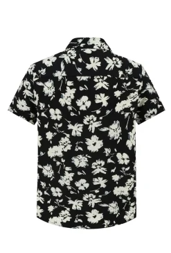 Chemise manches courtes botanique