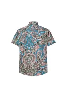 Chemise manches courtes col classique