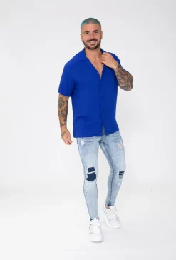 Chemise manches courtes décontractée