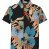 Chemise manches courtes fleuri