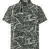 Chemise manches courtes fleuris