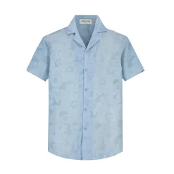 Chemise manches courtes fleurie
