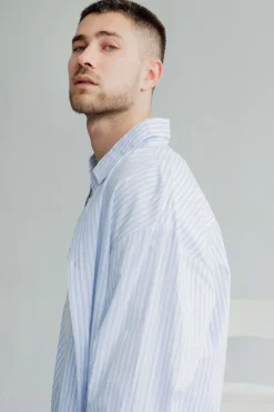 Chemise manches longues à rayures