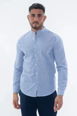 Chemise manches longues à rayures