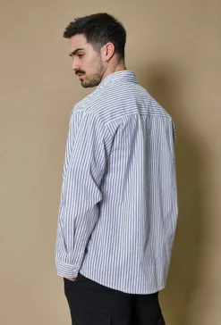 Chemise manches longues à rayures