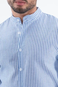 Chemise manches longues à rayures
