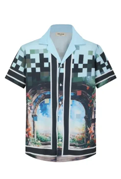 Chemise paysage artistique