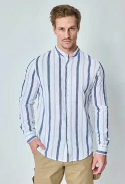 Chemise rayée manches longues