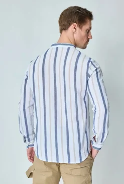 Chemise rayée manches longues
