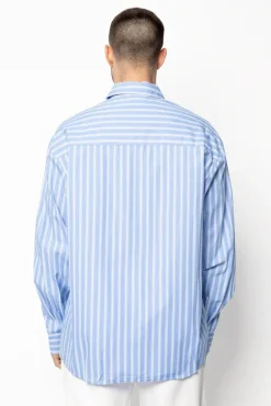 Chemise simple à rayures