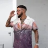 Chemise structuré imprimé paysage