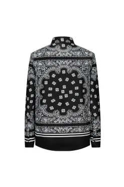 Chemise structuré manches longues motifs bandana