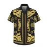Chemise structurée à motifs baroque