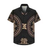 Chemise structurée à motifs baroque