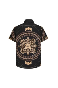 Chemise structurée à motifs baroque