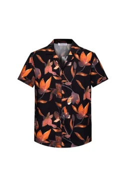 Chemise structurée à motifs fleuri