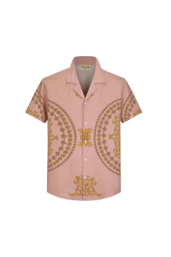 Chemise structurée à motifs baroque