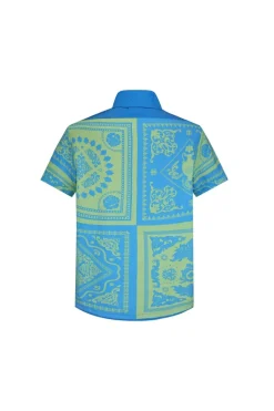 Chemise structurée à motifs baroque