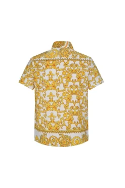 Chemise structurée à motifs baroque