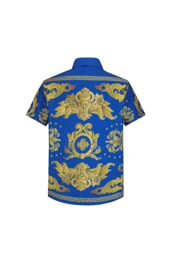 Chemise structurée à motifs baroque