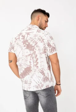 Chemise tie and dye manches courtes