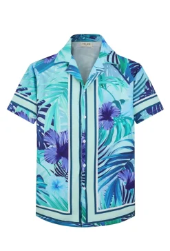 Chemise tropicale décontractée
