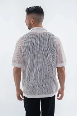 Chemise trouée manches courtes