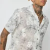 Chemise unie à manches courtes