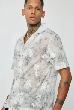 Chemise unie à manches courtes