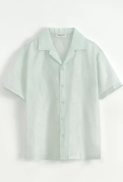Chemise unie à manches courtes