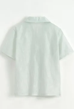 Chemise unie à manches courtes