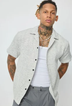 Chemise unie manches courtes
