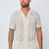 Chemise unie manches courtes