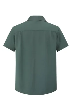 Chemise unie manches courtes