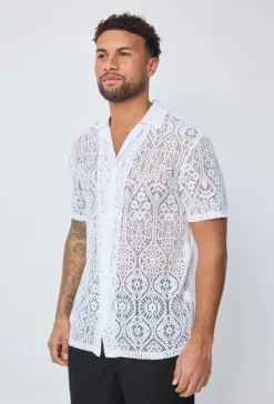 Chemise unie manches courtes