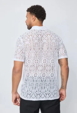 Chemise unie manches courtes