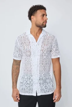 Chemise unie manches courtes